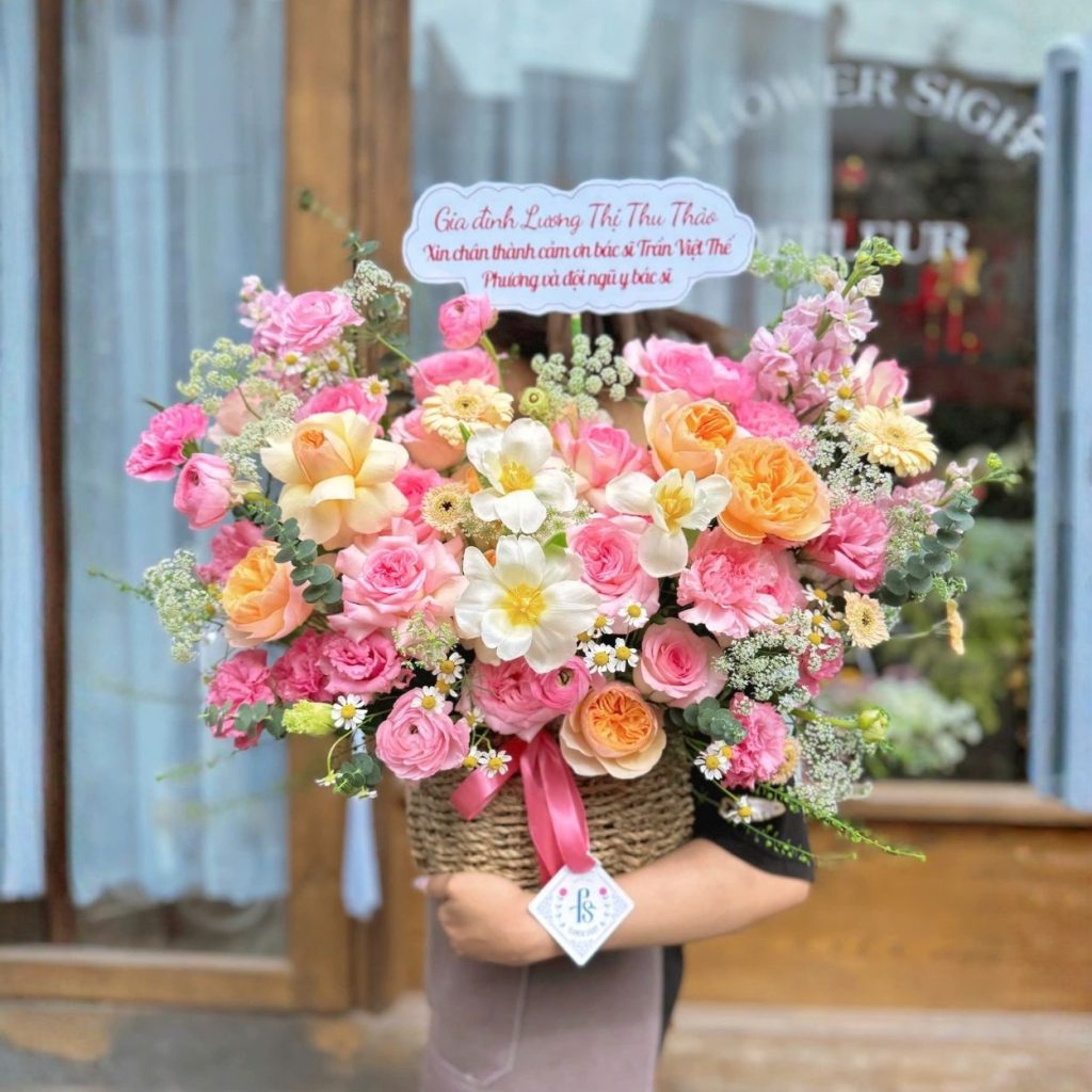 Bó Hoa Tulip Kỵ Sĩ và Ánh Sao