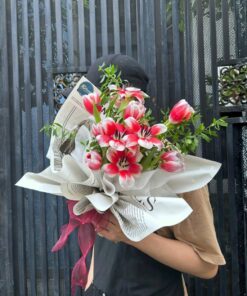 Bó Hoa Tulip Nhung nhớ