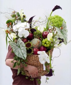 Giỏ Hoa Trái Cây Sinh Nhật Dưa lưới