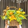 Giỏ Hoa Trái Cây Sinh Nhật Bright future