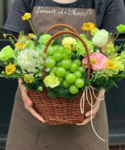 Giỏ Hoa Trái Cây Sinh Nhật Hero