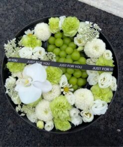 Giỏ hoa tra cây Bloodstone