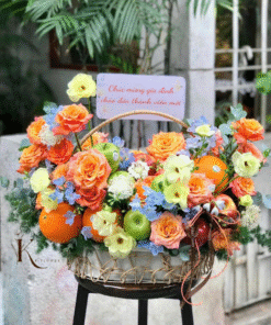 Giỏ hoa trái cây Land Of The Herose