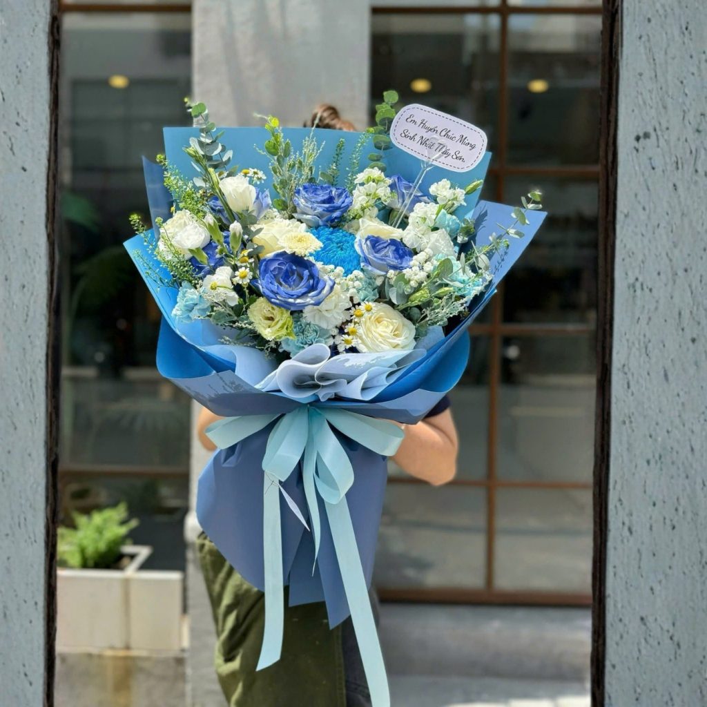 Bó Hoa Tặng Mẹ Blue Moon