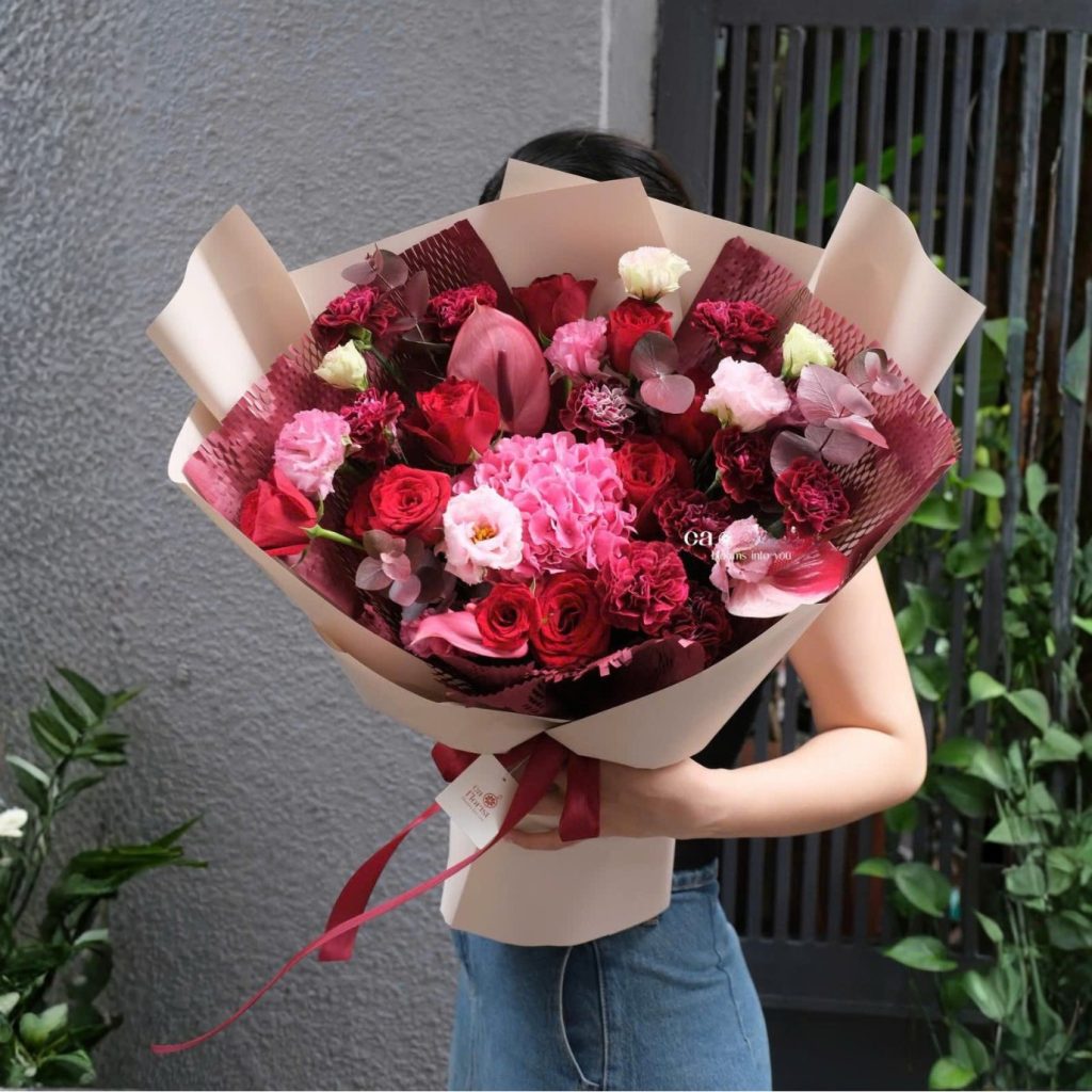 Bó Hoa Tình Yêu Khao Khát Tình Yêu