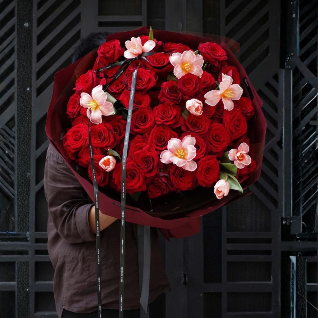 Bó Hoa Tình Yêu Love Heart