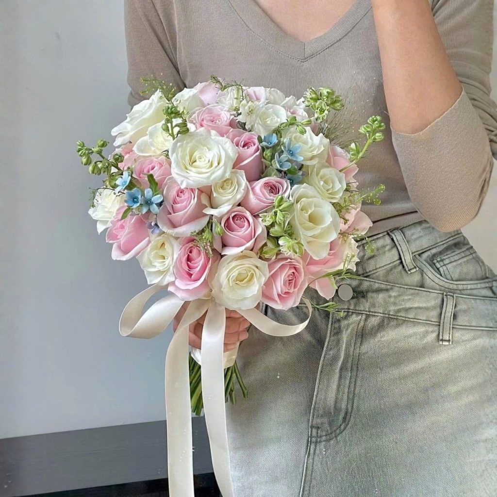 Hoa Cưới Cầm Tay Pink Pony