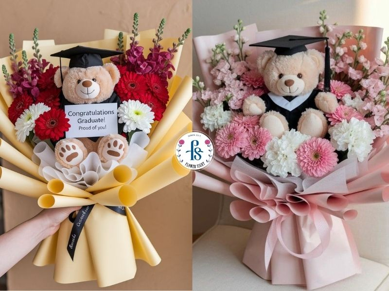 Hoa gấu bông tặng ngày tốt nghiệp