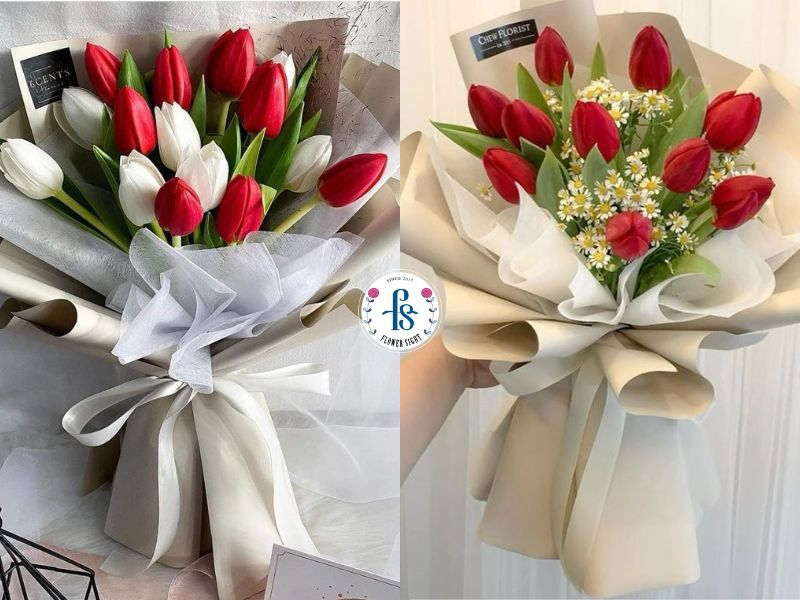 Bó hoa tulip có giá bao nhiêu