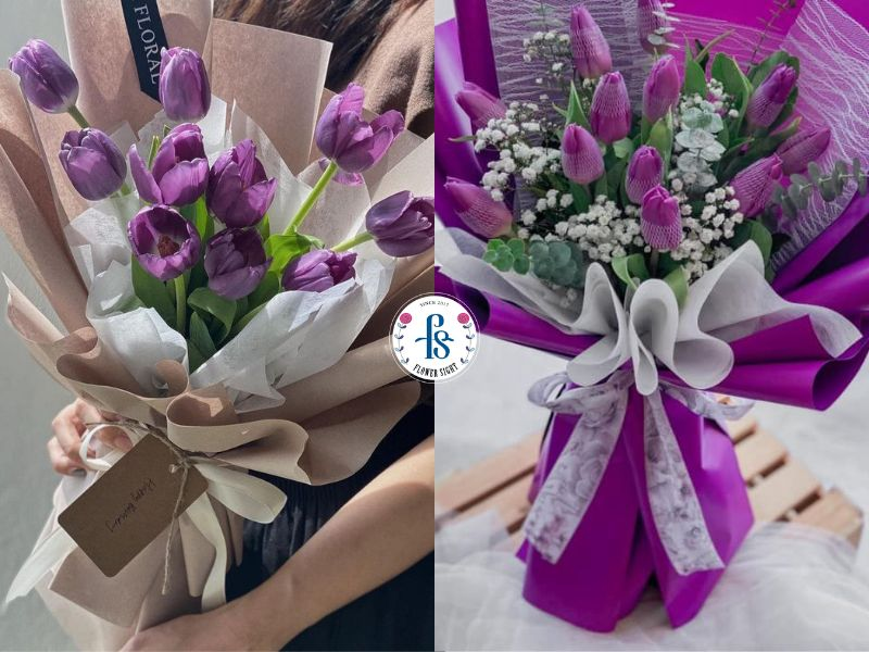 Tặng bó hoa tulip dịp khai trương