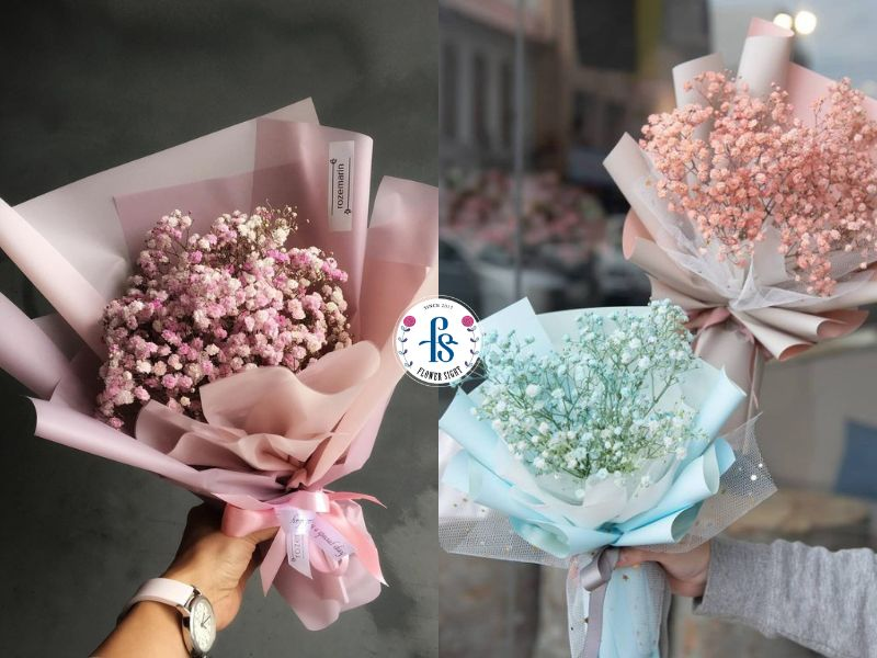 Bó hoa baby là lựa chọn an toàn với người nhạy cảm