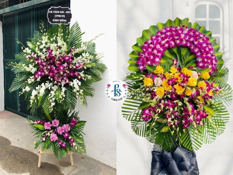 Chọn hoa lễ tang theo đối tượng người mất