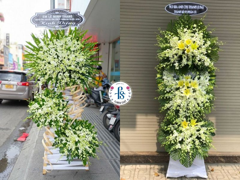 Chọn hoa viếng tang theo vùng miền