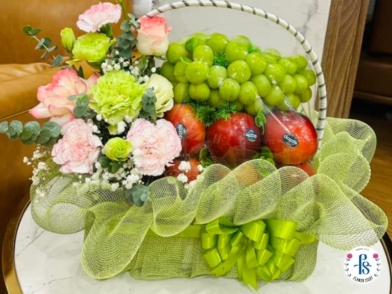 Giá của giỏ hoa sẽ thay đổi theo từng mẫu