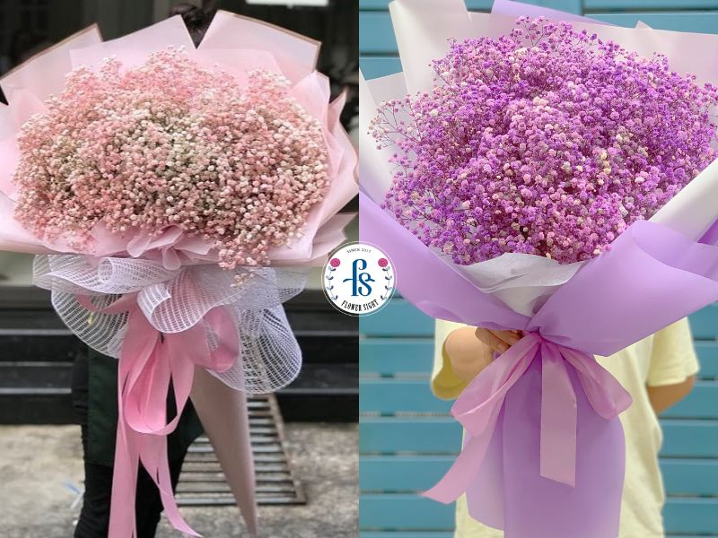 Bó hoa baby mừng khai trương