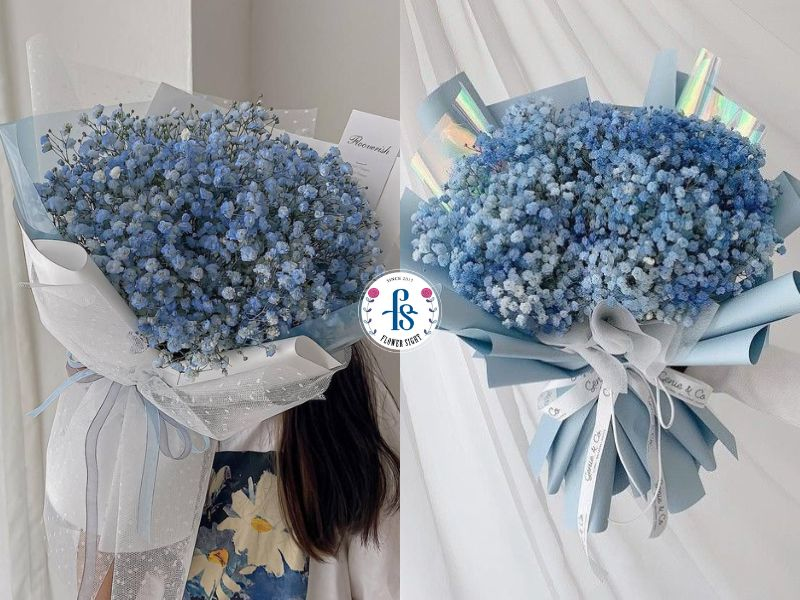 Bó hoa baby tặng bạn bè