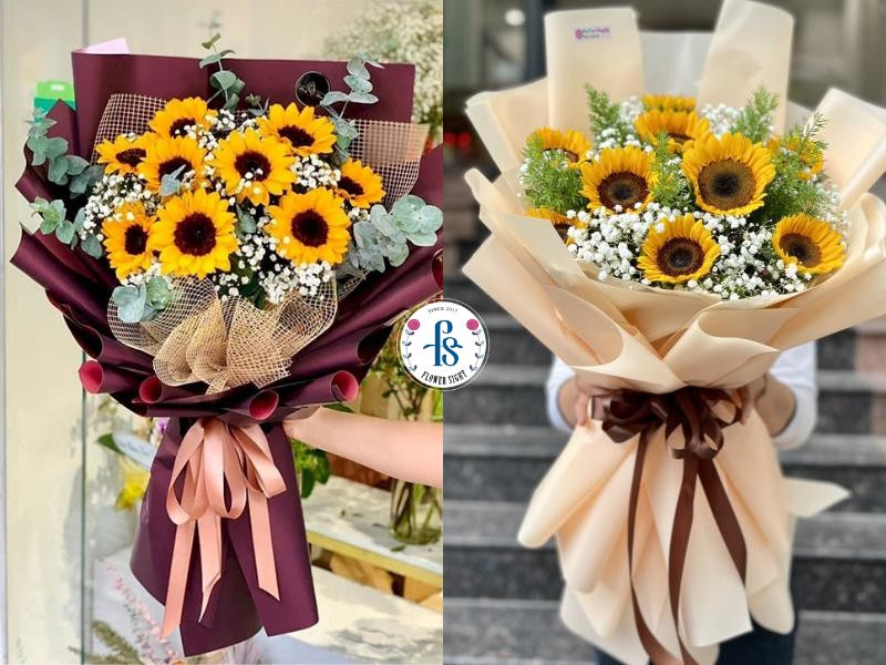 Bó hoa baby chúc mừng tốt nghiệp