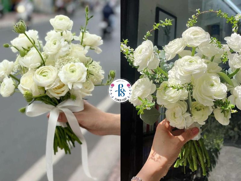 Hoa cưới cầm tay Mao Lương