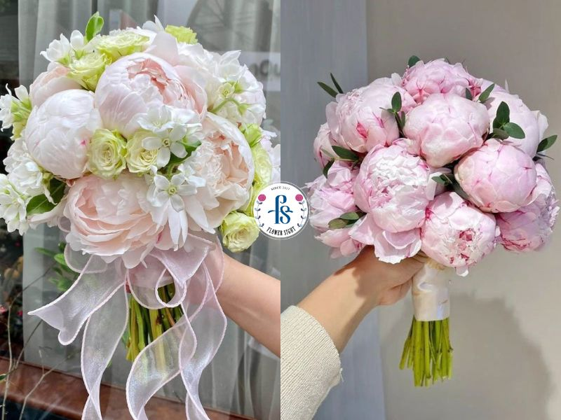 Hoa mẫu đơn cầm tay