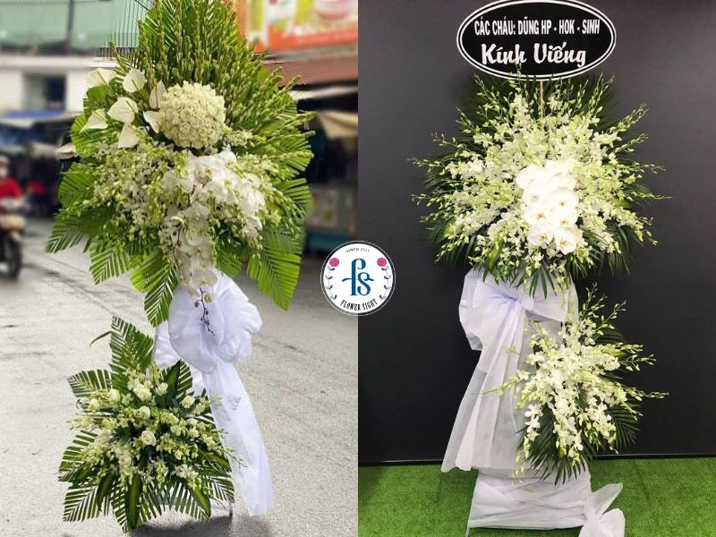 Hoa huệ viếng tang lễ