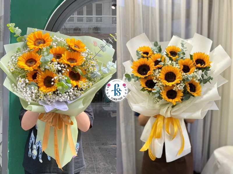 Hoa hướng dương dạng bó