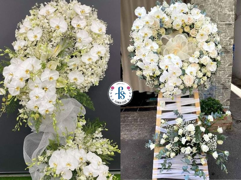 Hoa lan trắng viếng tang