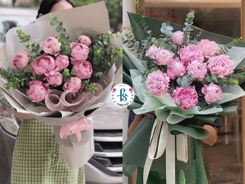 Hoa mẫu đơn dạng bó