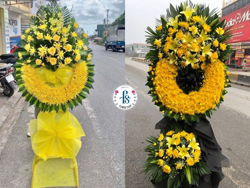 Hoa tang lễ màu vàng