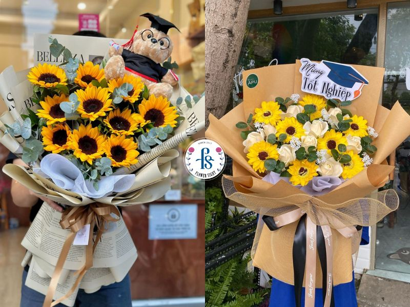 Hoa tốt nghiệp
