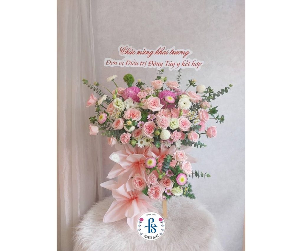 Kệ hoa khai trương mini