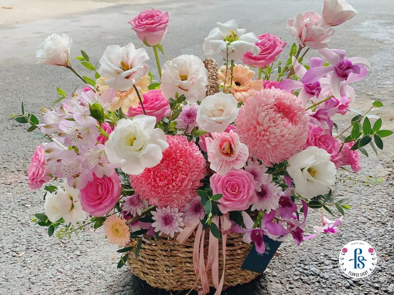 Mẫu hoa chúc mừng 20/10