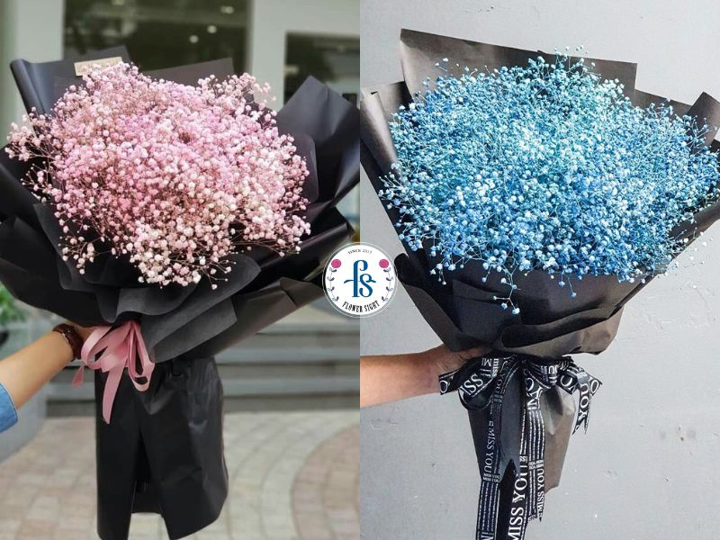 Mẫu bó hoa baby 1