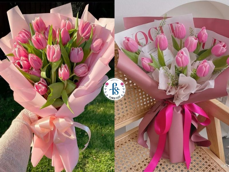 Mẫu bó hoa tulip 2