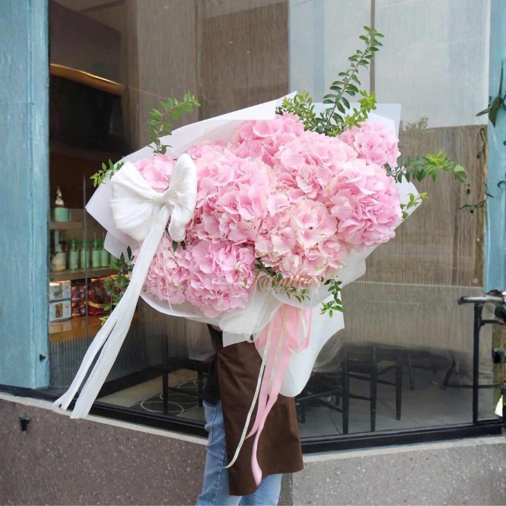 Nhớ về em Bó Hoa Cẩm Tú Cầu Nhớ về em