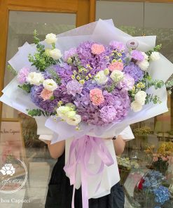 Bó hoa cẩm tú cầu Sally Walker