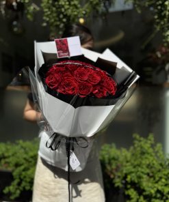 Bó hoa hồng đỏ Goodbye