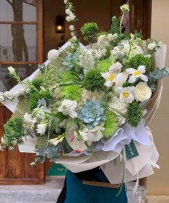 Giỏ Hoa Sen Đá À Lôi