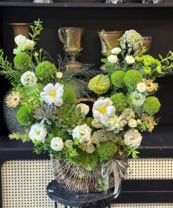 Giỏ Hoa Sen Đá Rich Man