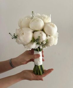 Bó Hoa Cưới Mẫu Đơn Pink Whisper