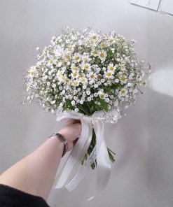 Bó hoa cưới baby The Pure Edit