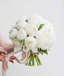 Bó hoa cưới mẫu đơn Blush Peony