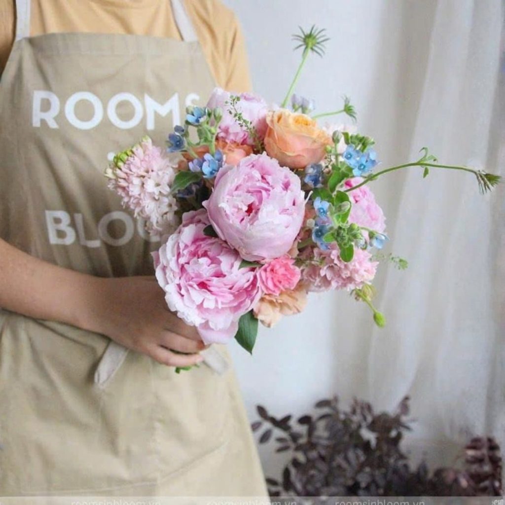 Hoàng Gia Peony Bó Hoa Cưới Mẫu Đơn Hoàng Gia Peony