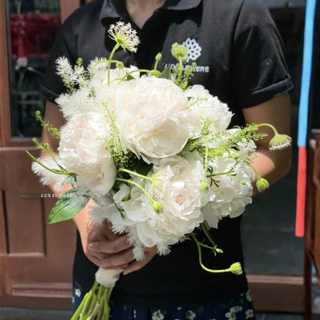 Vương Khôi Mẫu Đơn Bó hoa cưới mẫu đơn Vương Khôi Mẫu Đơn