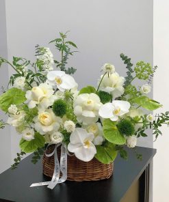 Hoa khai trương để bàn Big Leap