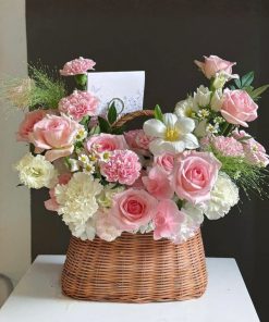 Hoa khai trương để bàn Open Door