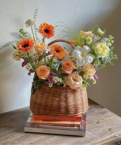 Hoa khai trương để bàn Đắc Lộc