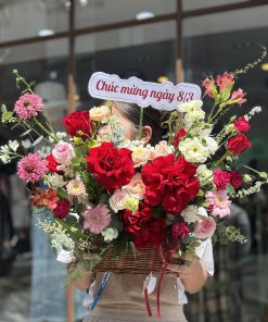 Hoa khai trương để bàn Phú Quý Khai Hoa