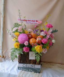 Giỏ hoa trái cây Phúc Ngọt Đầy Nhà