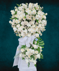 Hoa Chia Buồn White Serenity