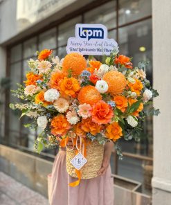 Giỏ Hoa Tươi Khoảnh Khắc Yêu Thương